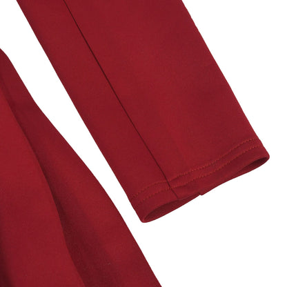 European and American Fashion Women's Elegant Deep V Long Sleeve Ruffled Short Dress