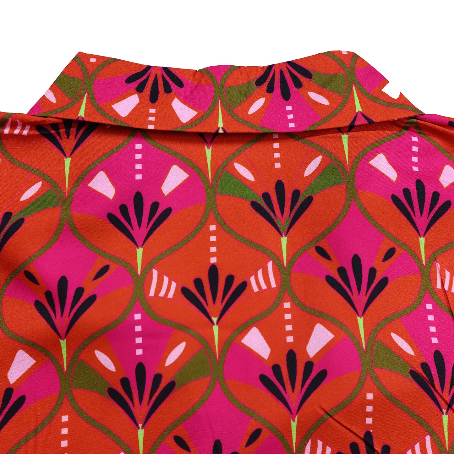 Printed Long Sleeve Shirt Elegant Wide Leg Pants Fashion Set