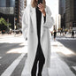 Women's Multi-Color Multi-Size Woolen Long Trench Coat