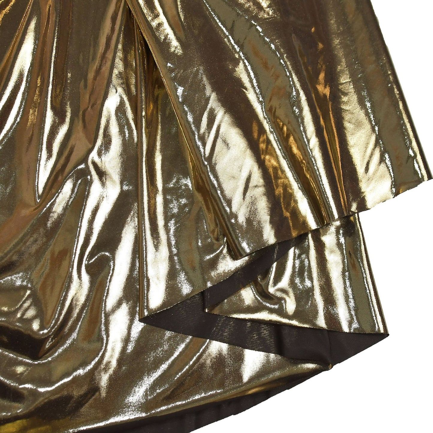 Women's Sexy Halter Neck Gold Chain Ruched Bodycon Dress