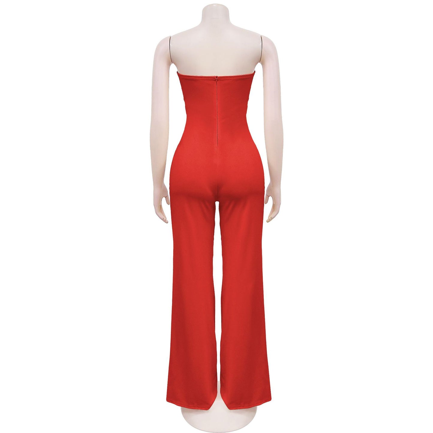 European and American Fashion Women's Solid Color Fashion Long Pants Jumpsuit for Women