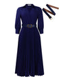 European and American Women's Fashion Cross-Border Solid Color Plus Size Dress