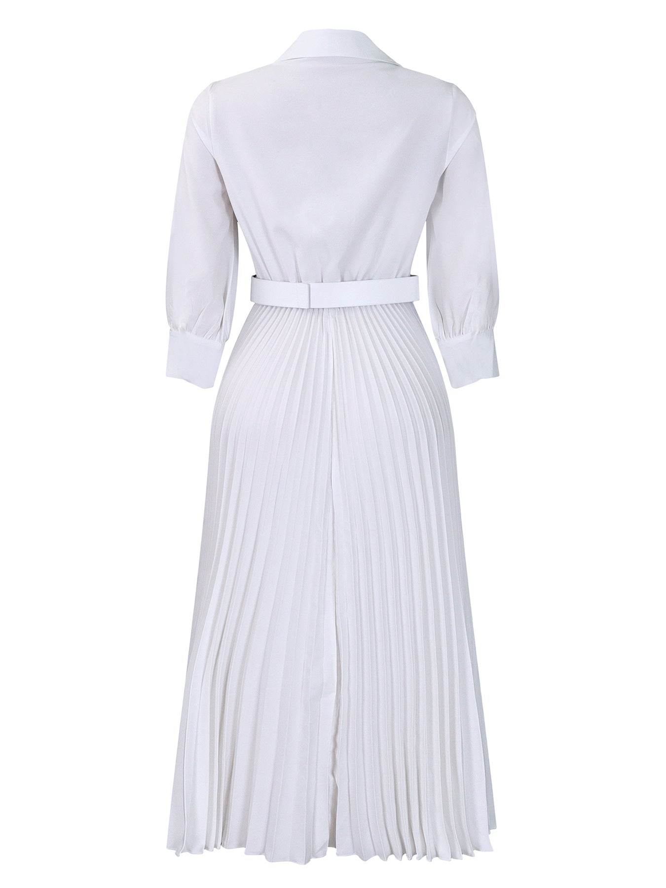 European and American Women's Fashion Cross-Border Solid Color Plus Size Dress