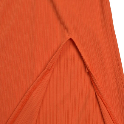 Fashion Women's Sexy Knitted Halter Backless Solid Color Dress