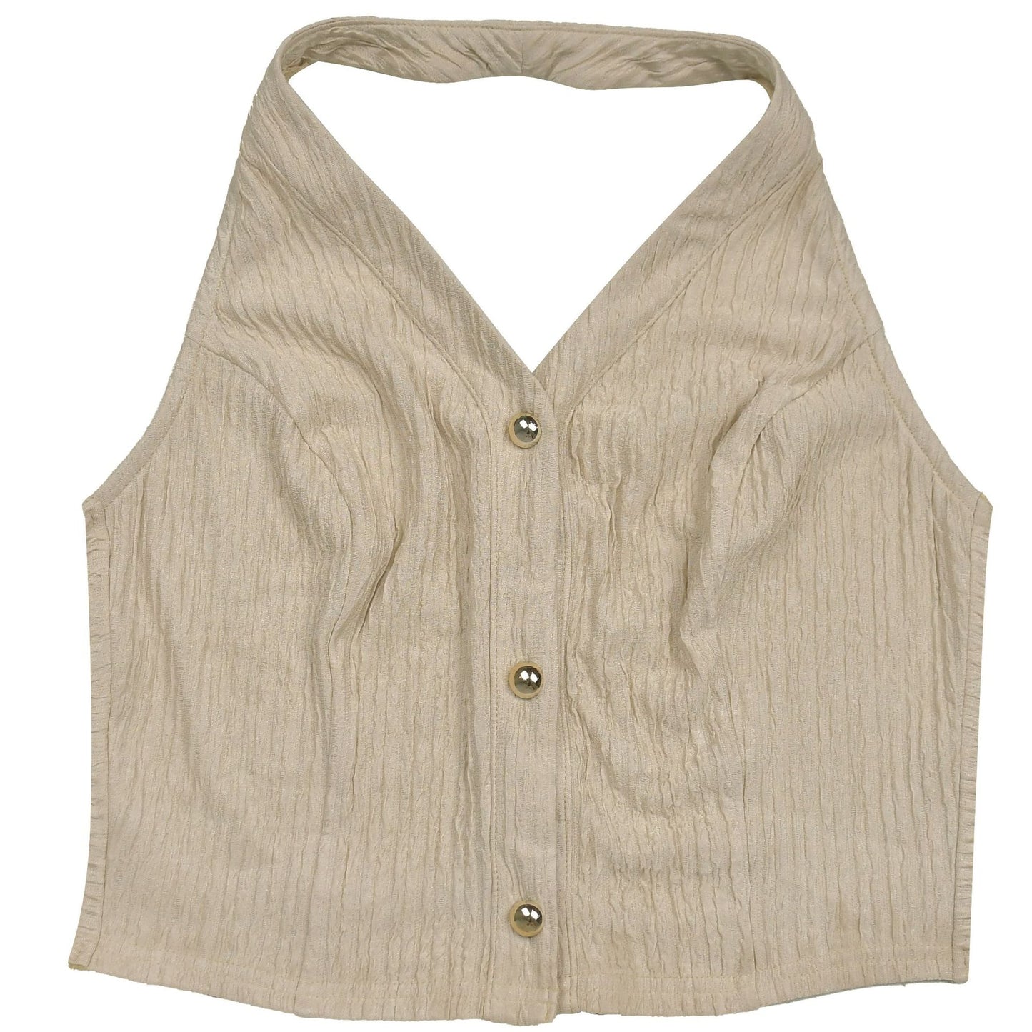 European and American Fashion Women's Casual Halter Neck Tie Top and Long Pants Two-Piece Set