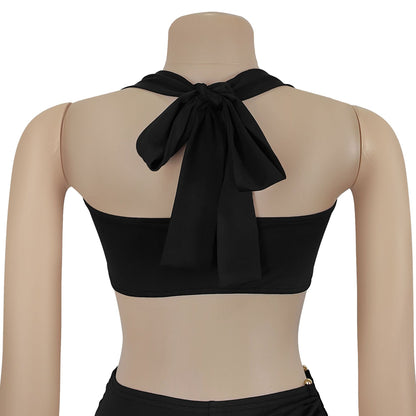 Fashion Women's Sexy Summer Strapless Tie Long Pants Set New