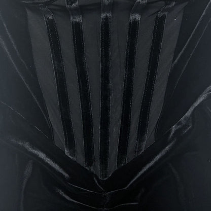 Fashion Women's Solid Color Halter Neck Slit Sexy Long Dress