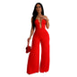 European and American Fashion Women's Solid Color Fashion Long Pants Jumpsuit for Women