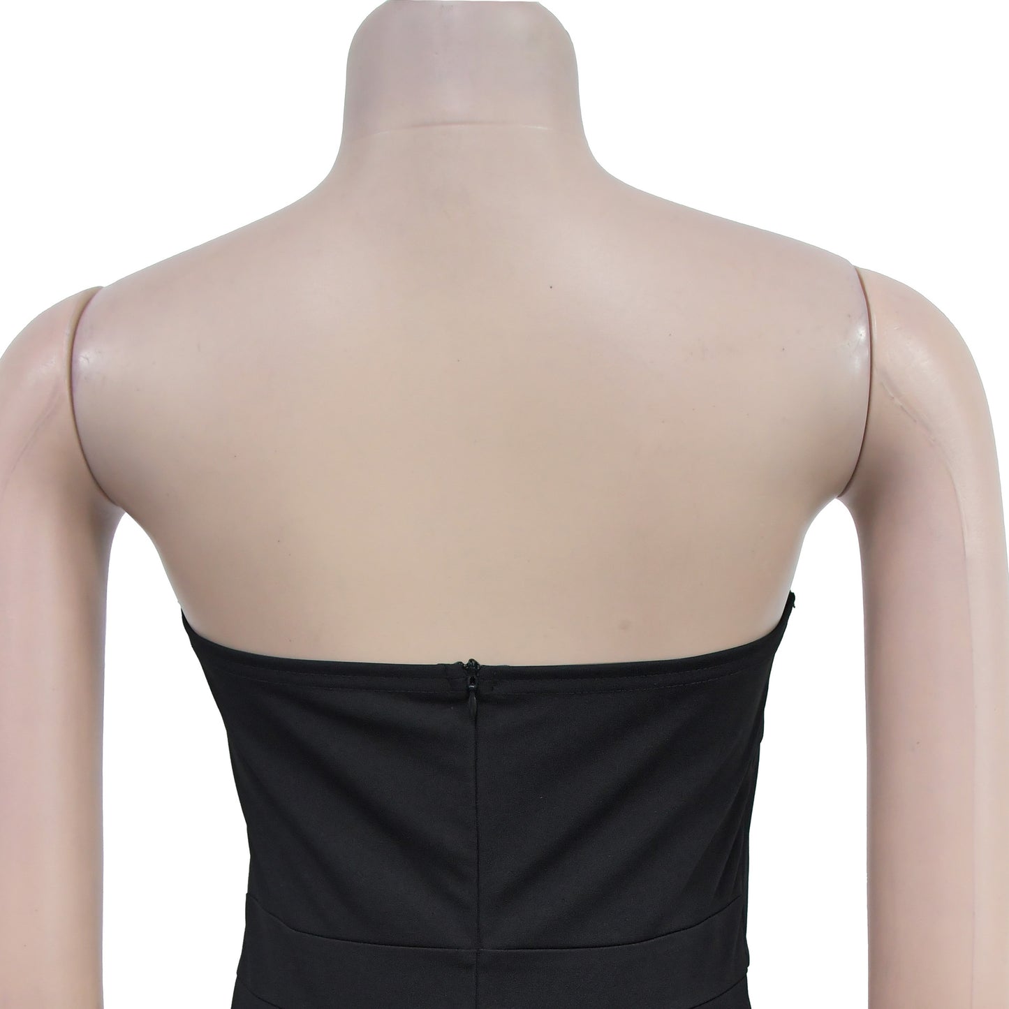 European and American Fashion Women's Sleeveless Button Jumpsuit Long Pants New