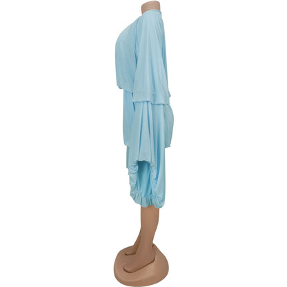 Fashion Women's Fashion Casual Pleated Solid Color Jumpsuit Shorts New