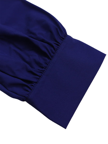 European and American Women's Fashion Cross-Border Solid Color Plus Size Dress