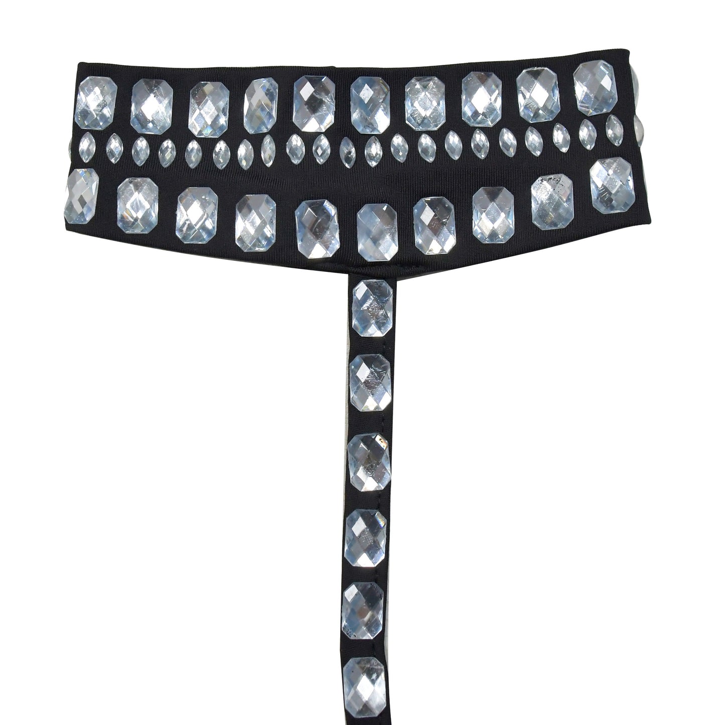 European and American Fashion Women's Sleeveless Strap Rhinestone Set Dress