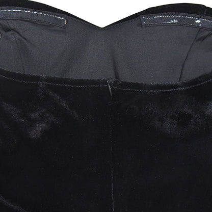 European and American Fashion Women's Solid Color Slit Evening Dress Low-Cut Dress New