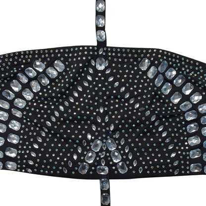 European and American Fashion Women's Sleeveless Strap Rhinestone Set Dress