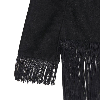 European and American Fashion Women's Sexy Casual One-Shoulder Tassel Long Dress