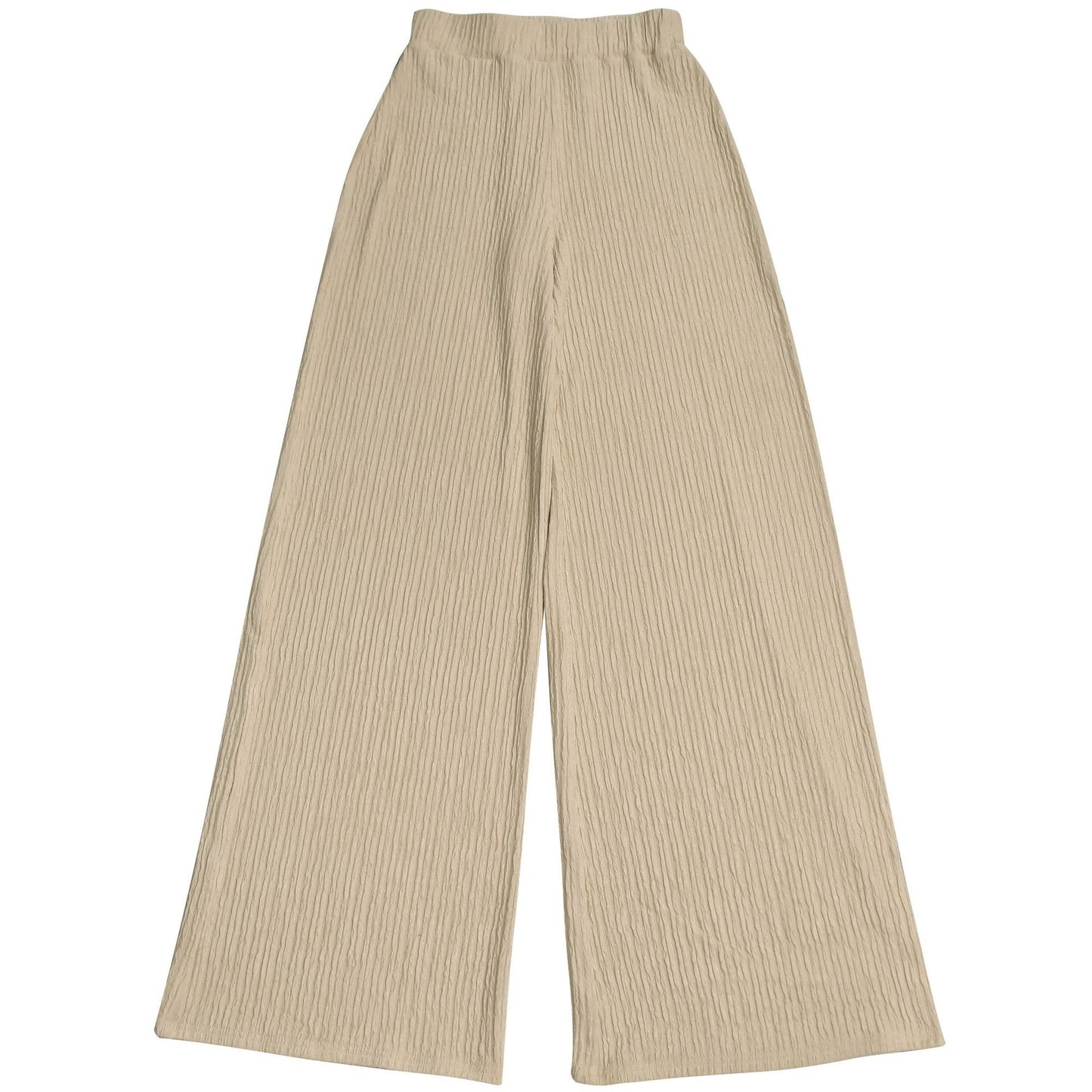 European and American Fashion Women's Casual Halter Neck Tie Top and Long Pants Two-Piece Set