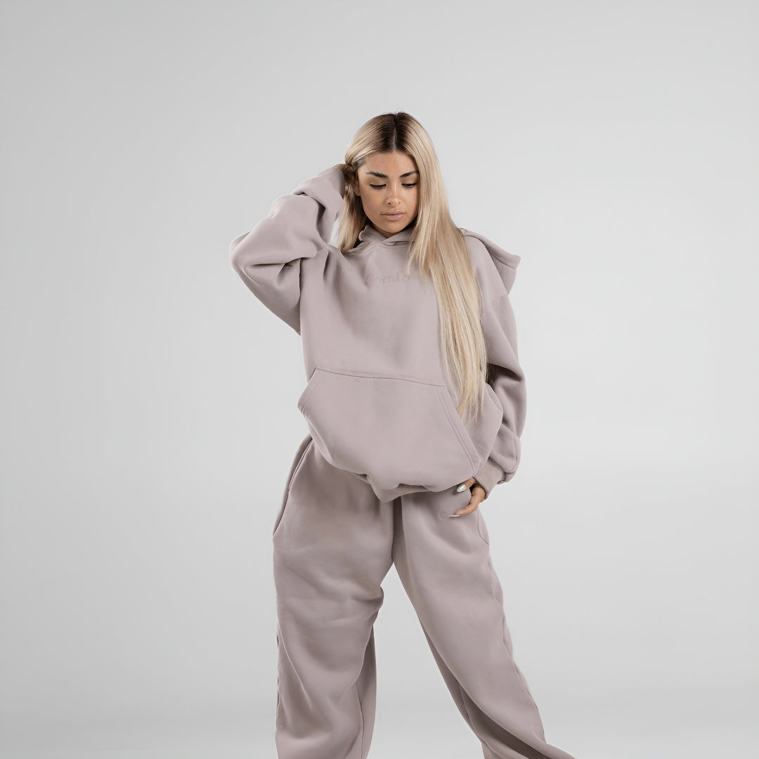 Embroidered Sweatshirt Set European and American Style Women's Clothing Top and Pants