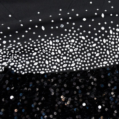 Fashion Women's Solid Color Rhinestone Sequin Sleeveless Long Dress